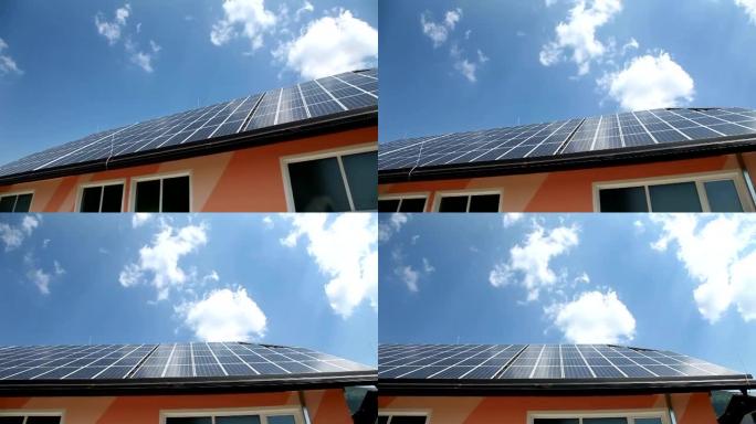 高清剪辑: 太阳能电池板