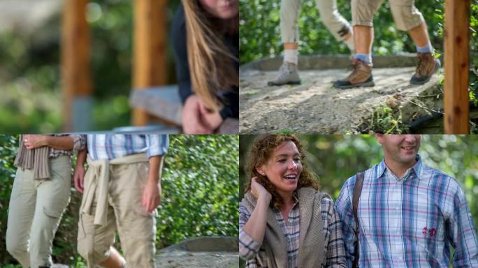 一对夫妇来了，说孩子们在户外玩桌游