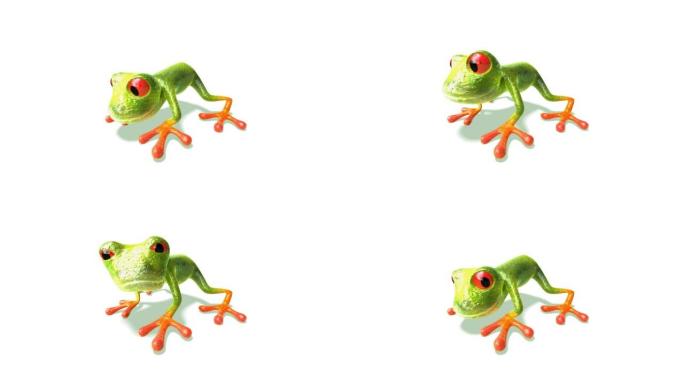 青蛙做俯卧撑 (可循环)