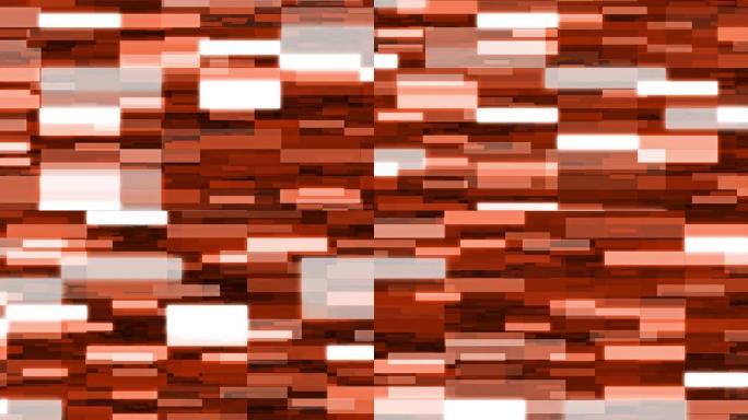 红色抽象方块，立方体块墙可循环4k视频。