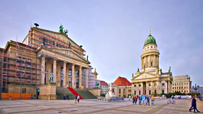 宪兵市场，历史市场广场。柏林。德国