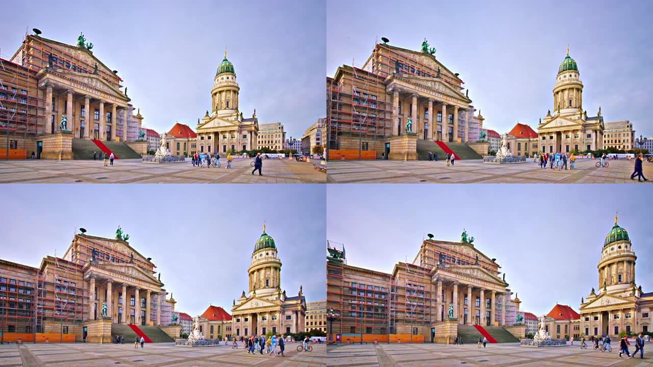 宪兵市场，历史市场广场。柏林。德国
