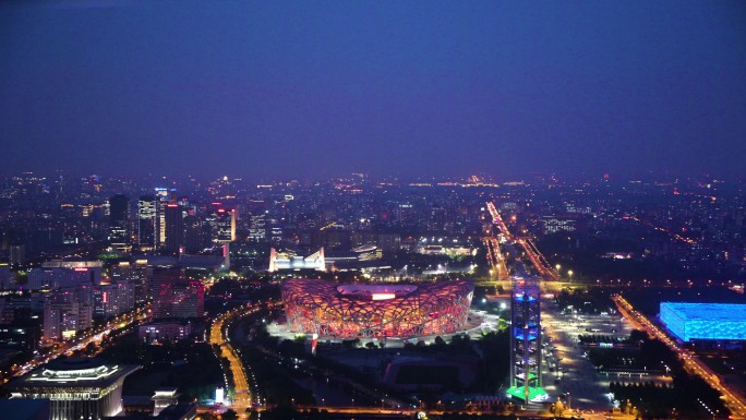 北京城市夜景