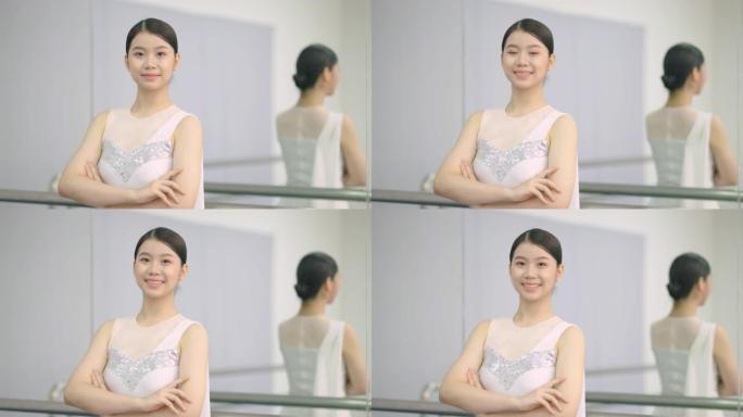 十几岁的女孩梦想成为芭蕾舞演员。