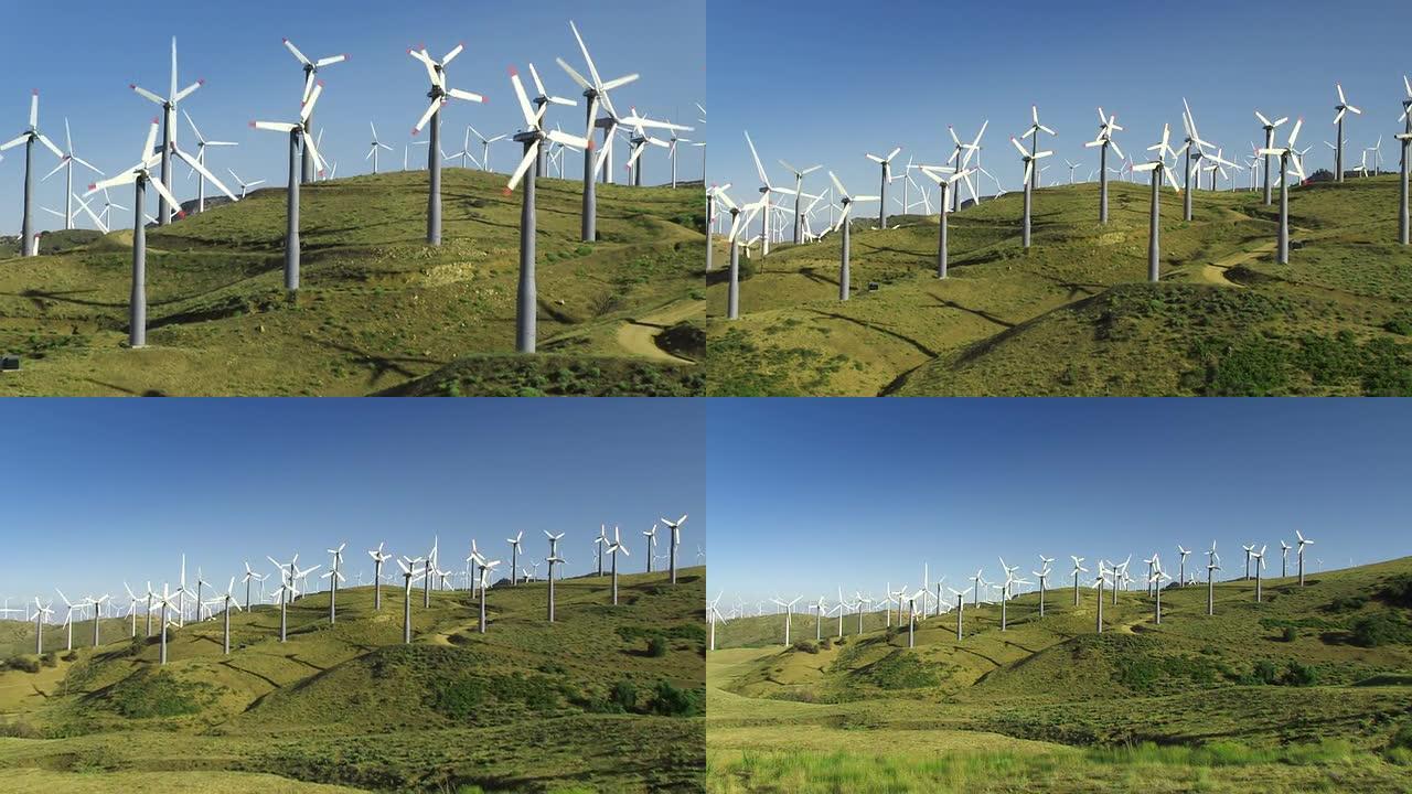 风力发电机 (青山蓝天)