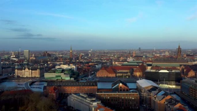 丹麦哥本哈根鸟瞰图