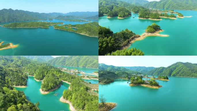 【4K】航拍黄山太平湖 湿地-2