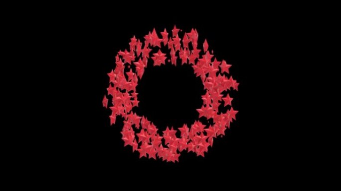 红星，圣诞花环圆框入口，抽象设计元素，用于混合模式的点和颗粒形状，孤立点和颗粒光效果。