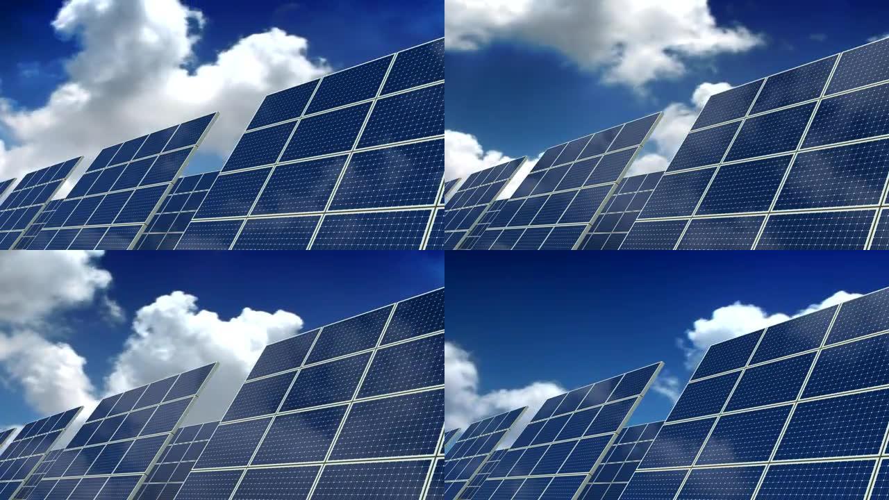太阳能电池板-绿色能源
