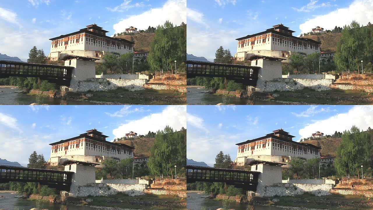 不丹帕罗的rinpung dzong