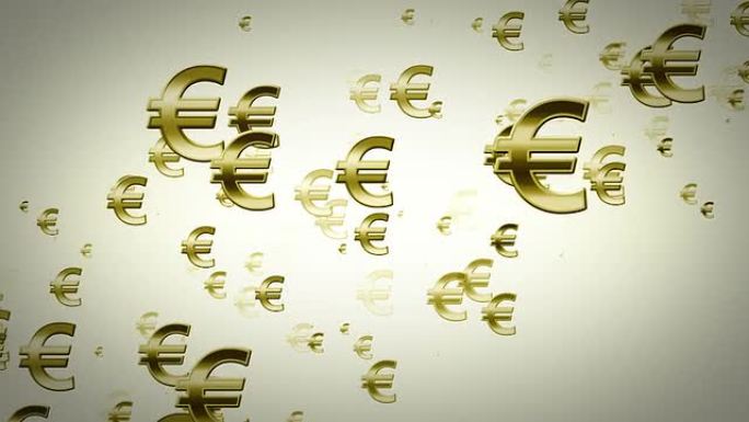 欧元符号黄金上涨