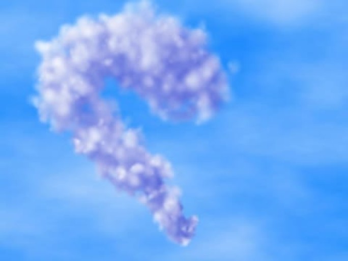 天空中的烟熏心-数字动画