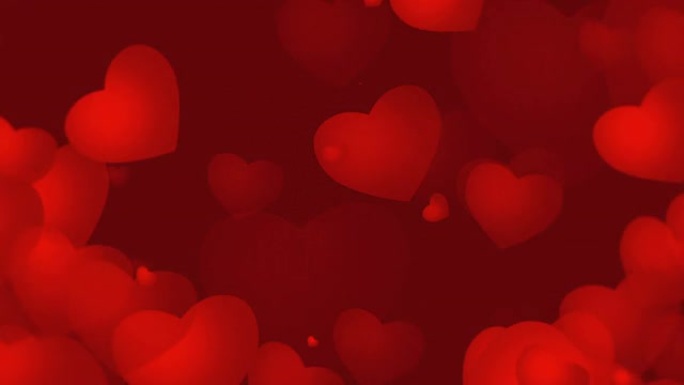深红色象征着情人的心