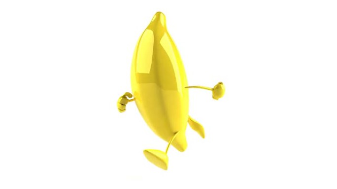 香蕉跑步