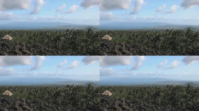 从菲律宾黎牙实皮马永火山拍摄的莱加普西城市景观