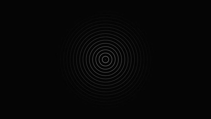 黑色运动背景上的几何太多明亮的圆圈。