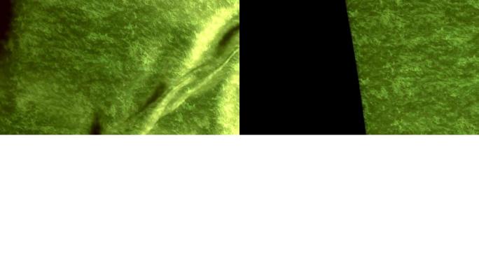 绿色天鹅绒布落在平坦的表面高清，标清