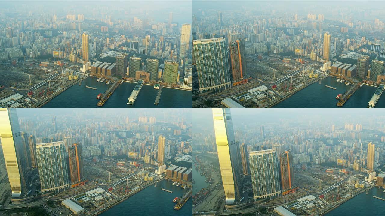 香港中国客运码头鸟瞰图