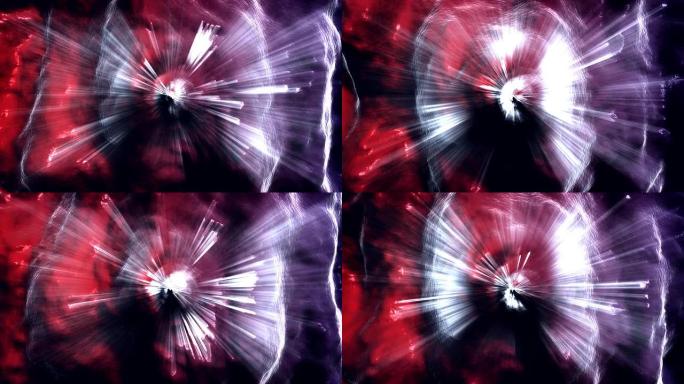 紫罗兰色和红色外星人表面带灯 (HD) (1080)