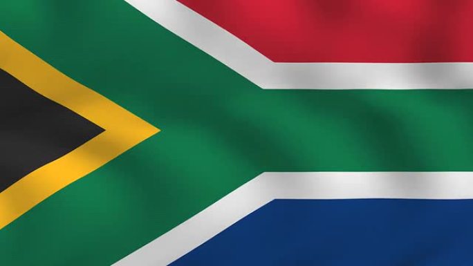 挥舞南非国旗