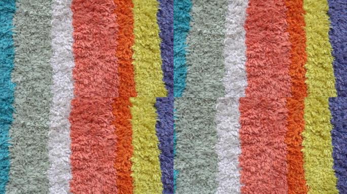 彩色地毯背景视频