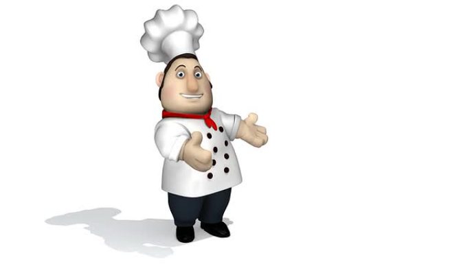 厨师3d动画