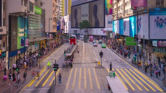 延时香港城市街延时摄影街头摄影延时