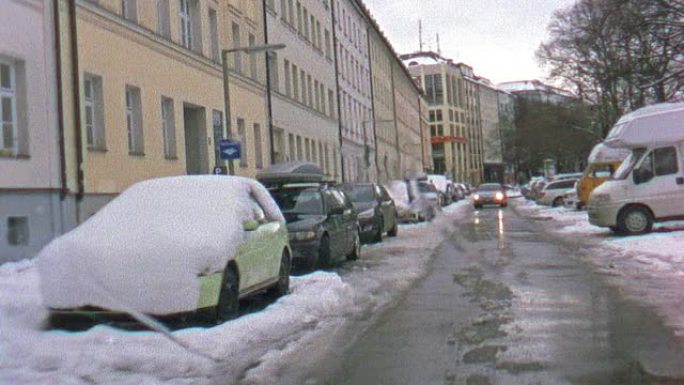 慕尼黑时间流逝的街道超级8