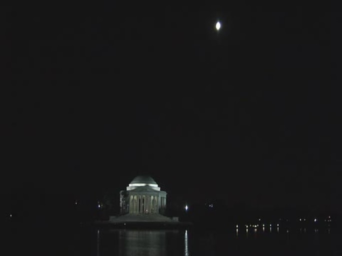 杰斐逊纪念堂-夜晚