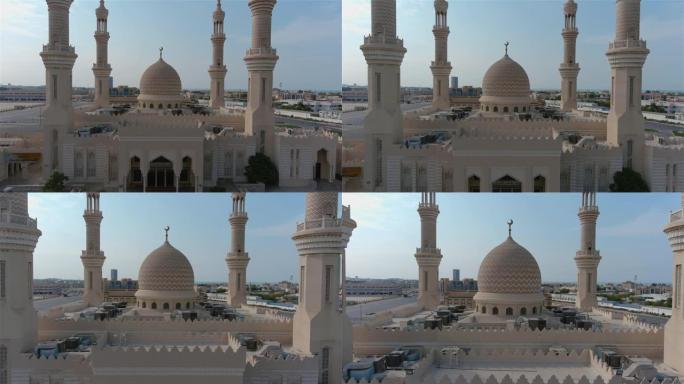 阿拉伯联合酋长国拉斯海玛清真寺，空中前线