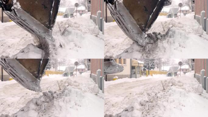 轮式装载机除雪