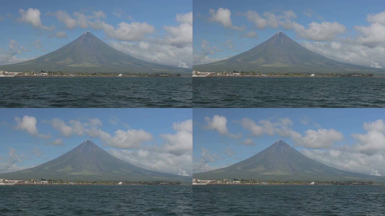 菲律宾黎牙实比马永山和港口火山