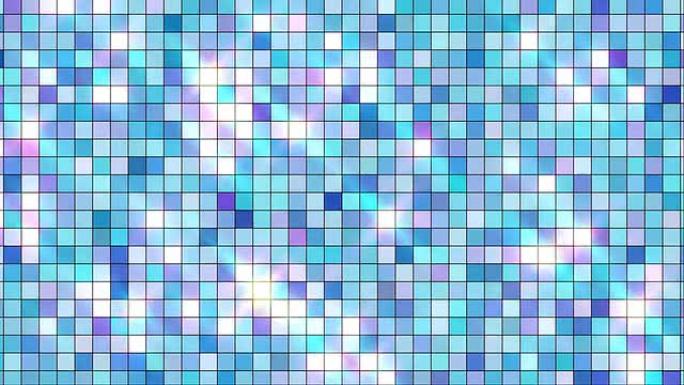 抽象闪亮的莫扎克背景，可循环