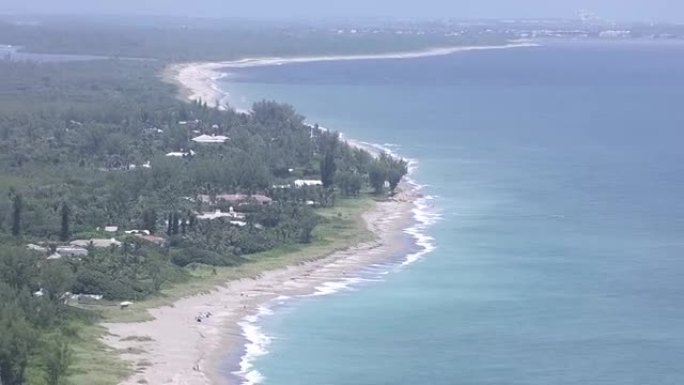 佛罗里达东海岸的海滩航空