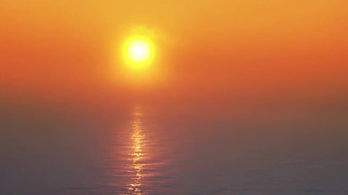 黄石湖的太阳