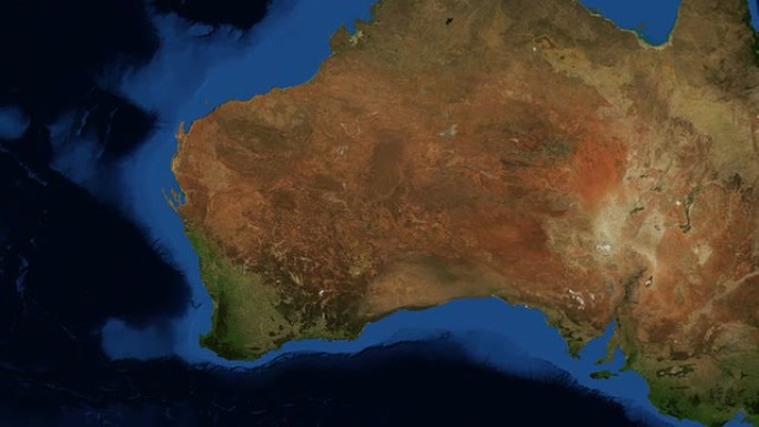 西澳-来自太空的西澳大利亚-变焦
