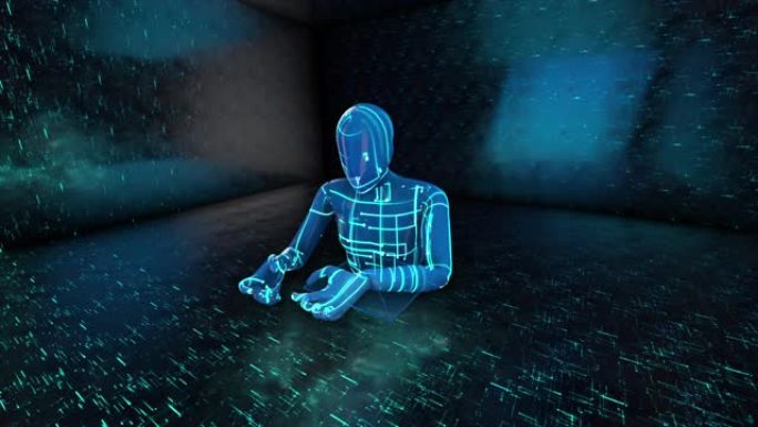 玩虚拟现实游戏。未来数字技术与3D虚拟现实仿真现代未来生活方式
