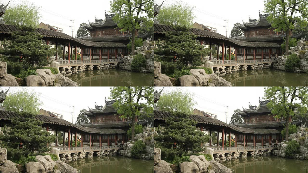 上海美丽的豫园中国园林