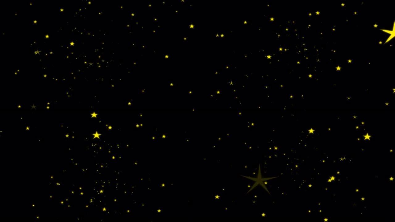 星环动画视频透明背景与阿尔法通道。