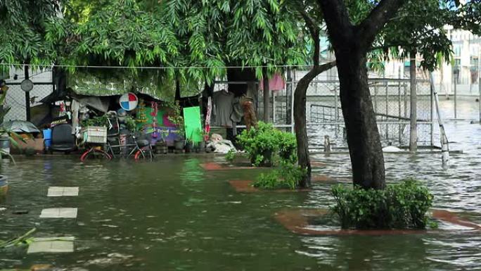 泰国曼谷洪水2011