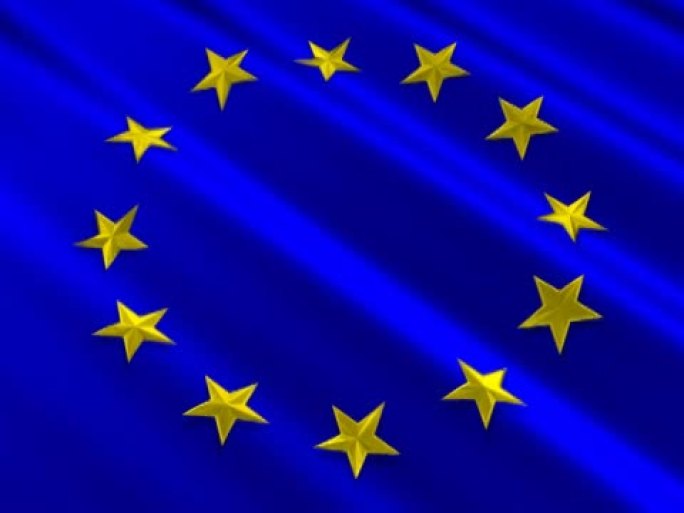 欧盟旗帜3D星环 (PAL，NTSC)