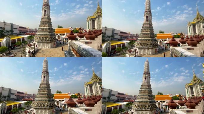 泰国首都的名片是佛教寺庙Wat Arun，黎明寺，它位于湄南河岸边