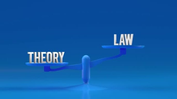理论与法权重，平衡，比例循环动画背景