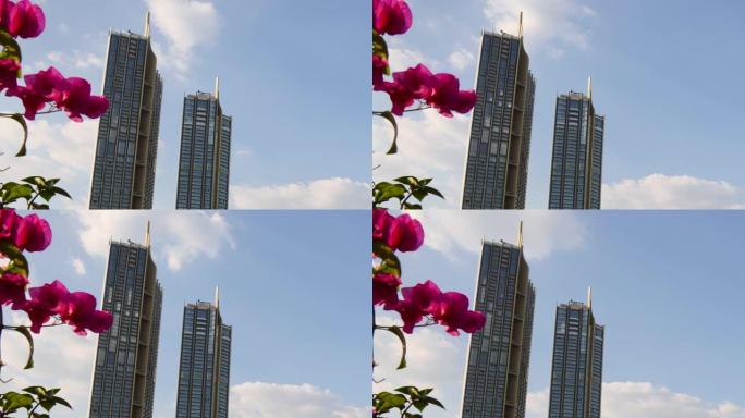 泰国曼谷。2022年12月29日。文华东方酒店的住宅。摩天大楼。