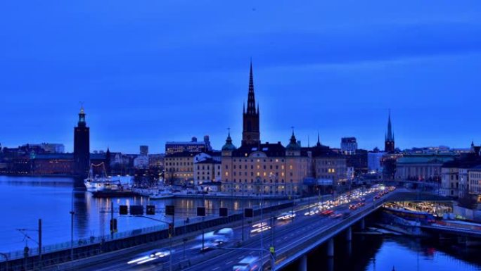 瑞典斯德哥尔摩: 昼夜时间流逝