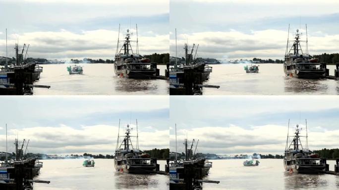 史蒂夫斯顿港的螃蟹船
