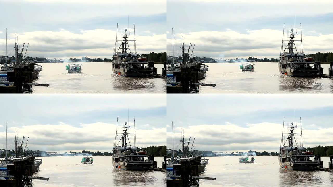 史蒂夫斯顿港的螃蟹船