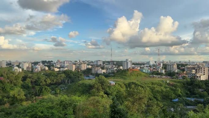 吉大港市的景观