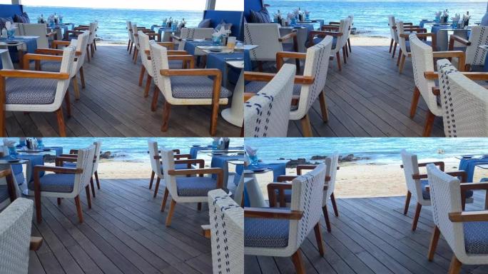 海景或海景海滩餐厅