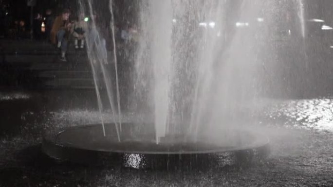 华盛顿广场公园的喷泉